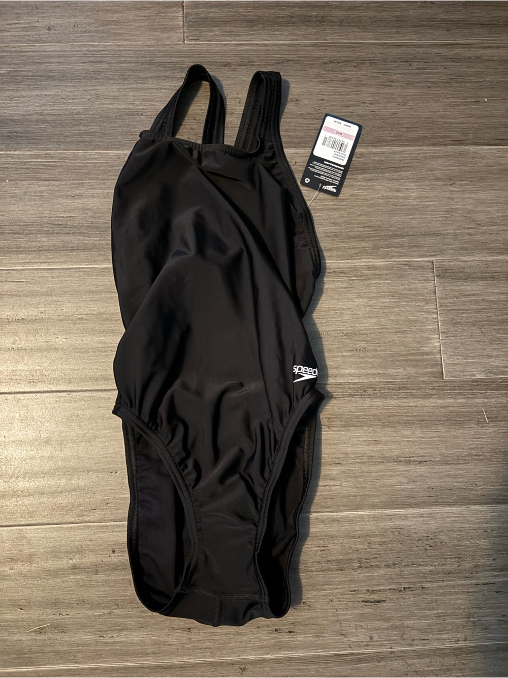 Speedo Black Team One-Piece Swimsuit